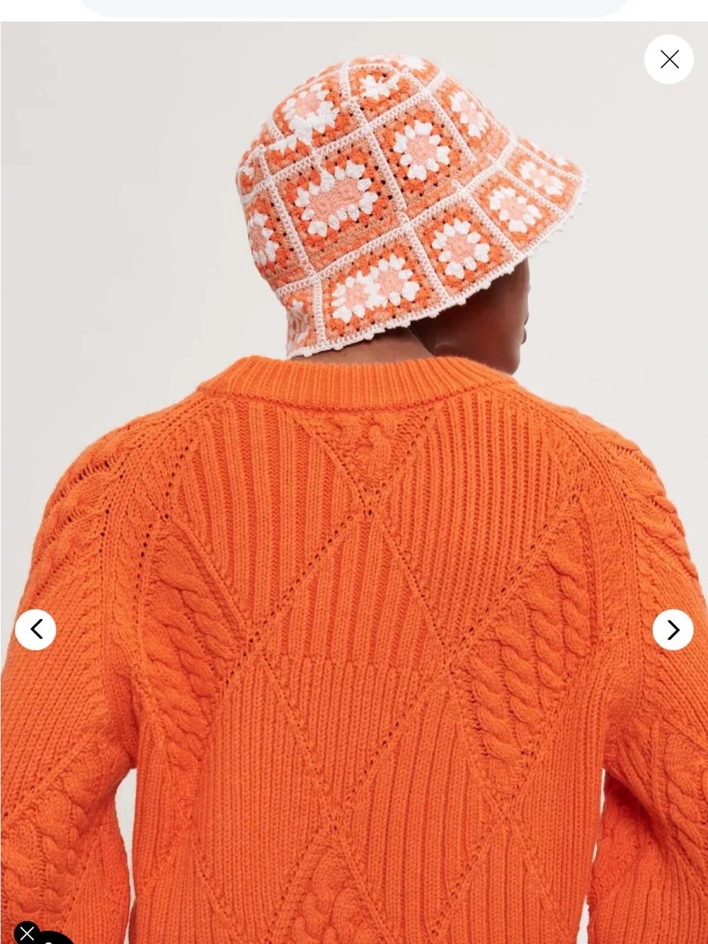 🔥Maje  Crochet Patchwork Afghan Handmade Bucket Hat Pristine! Price Firm!